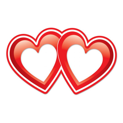 Fotoprops Fotoram Hjärtan - 1-pack