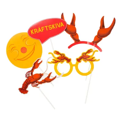 Fotoprops Kräftskiva Måne - 10-pack