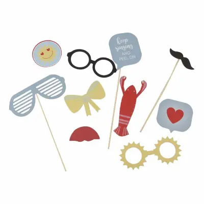 Fotoprops Kräftskiva - 10-pack