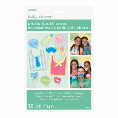 Fotoprops på Pinne Babyshower