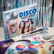 Fotoprops På Pinne Disco