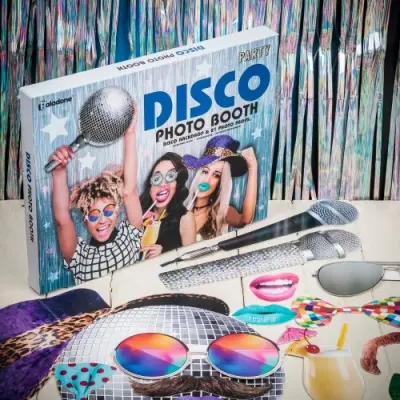 Fotoprops På Pinne Disco