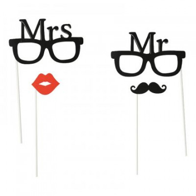 Fotoprops på Pinne Herr och Fru