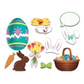 Fotoprops Påskmotiv - 12-pack