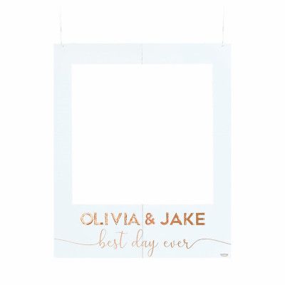 Fotoprops Polaroid Fotoram Bröllop