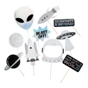 Fotoprops Space Party - 10-pack