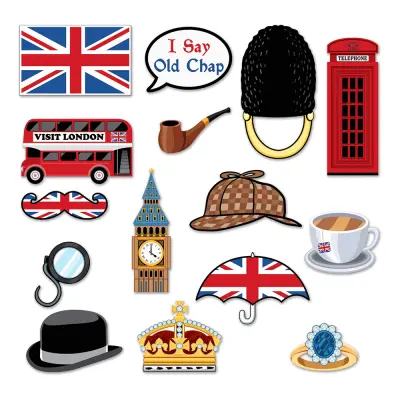 Fotoprops Storbritannien - 15-pack