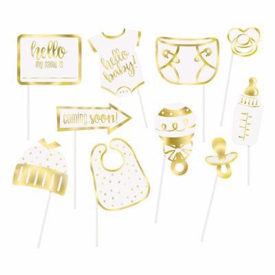 Hello Baby Fotoprops till Baby Shower