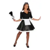 French Maid Klänning Maskeraddräkt - Medium