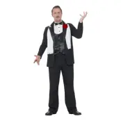 20-tals Gangster Plus-size Maskeraddräkt - Large