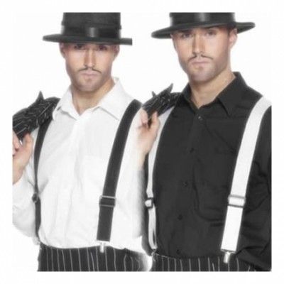 Gangsterhängslen - Vit