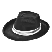 Gangsterhatt med Silverband