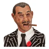 Gangstermask med Öppen Mun - One size