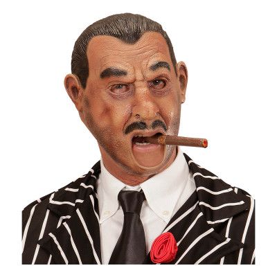 Gangstermask med Öppen Mun - One size