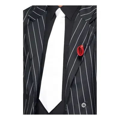 Gangsterslips Vit - One size