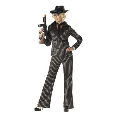 Gangstertjej Maskeraddräkt - Small