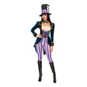 Mad Hatter Jumpsuit Deluxe Maskeraddräkt - Medium