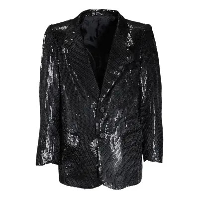 Paljettkavaj Svart - Medium