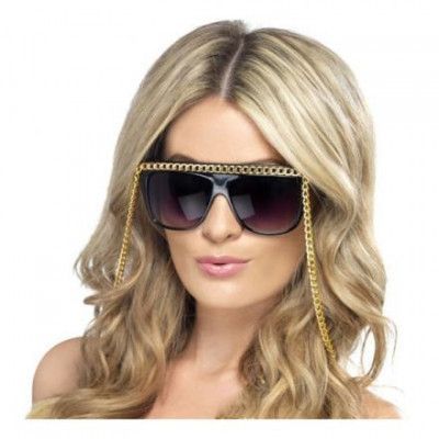 Solglasögon med Guldkedja