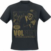 Volbeat T-shirt - Guitar Gangsters & Cadillac Blood 15th Anniversary - S M - för Herr - svart