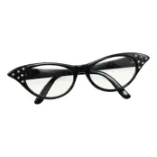 50-tals Glasögon - Svart