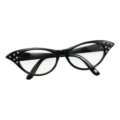 50-tals Glasögon - Svart
