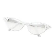 50-tals Glasögon - Vit