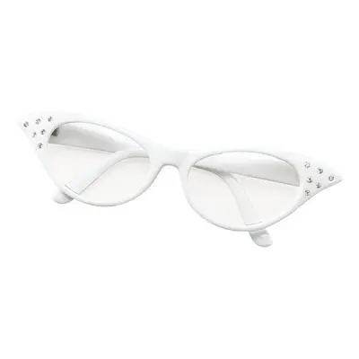 50-tals Glasögon - Vit