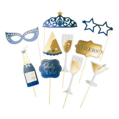Fotoprops Nyår Cheers - 10-pack