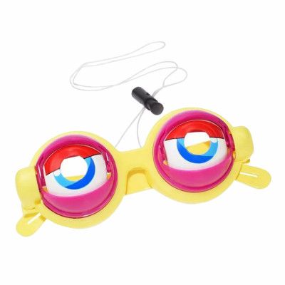 Glasögon Crazy Eyes - Gul