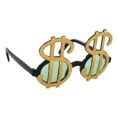 Glasögon Dollartecken - One size