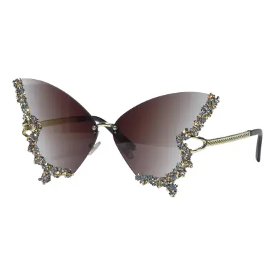 Glasögon Fjäril - Brun