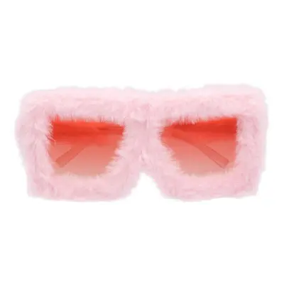 Glasögon Fluffiga Rosa - One size