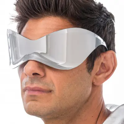 Glasögon Futuristiska med Spegeleffekt