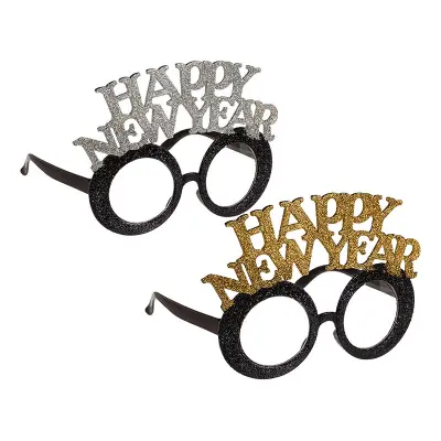 Glasögon Happy New Year Glitter - 1-pack