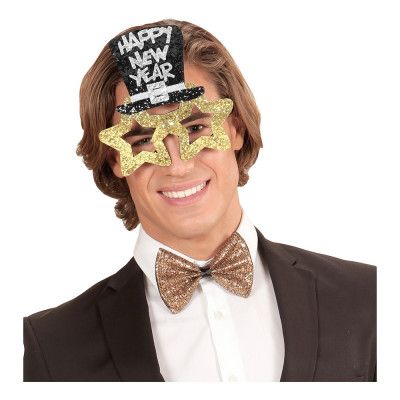 Glasögon Happy New Year Guld
