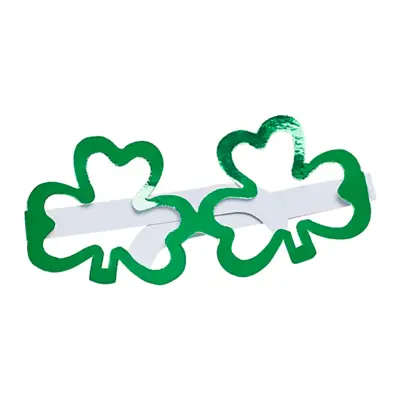 Glasögon i Papp St Patricks Day - 10-pack