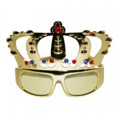 Glasögon med Guldkrona