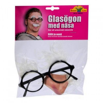 Glasögon med Gumminäsa