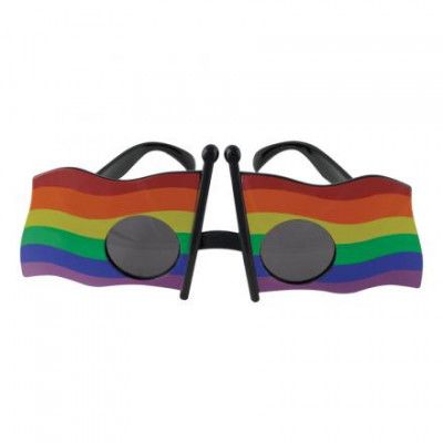 Glasögon med Regnbågsflaggor