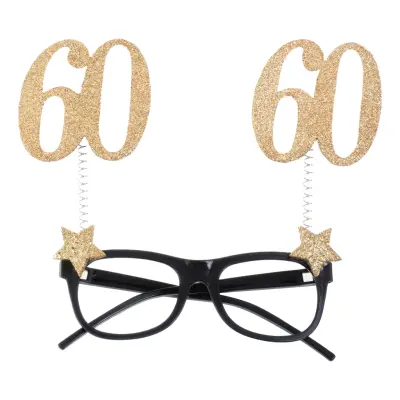 Glasögon med Siffra Guld - 60