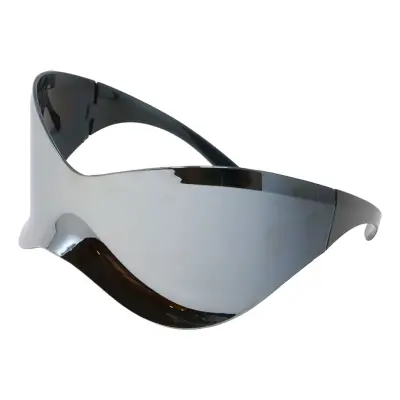 Glasögon med Spegelglas Futuristiska