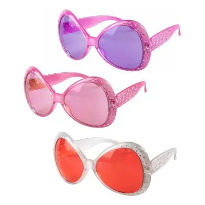 Glasögon med Strass - Lila