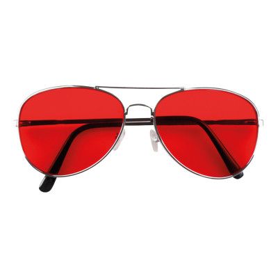Glasögon Retro Röd