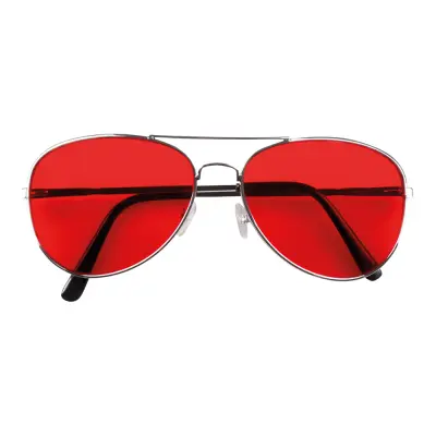 Glasögon Retro Röd