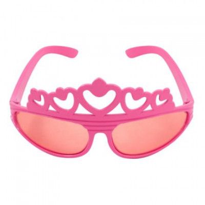 Glasögon Rosa med Tiara