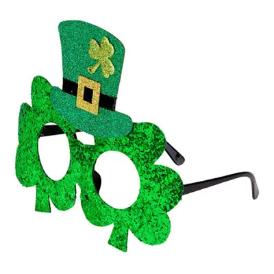 Glasögon St. Patrick's Day Glitter