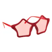 Glasögon Stjärna Röd