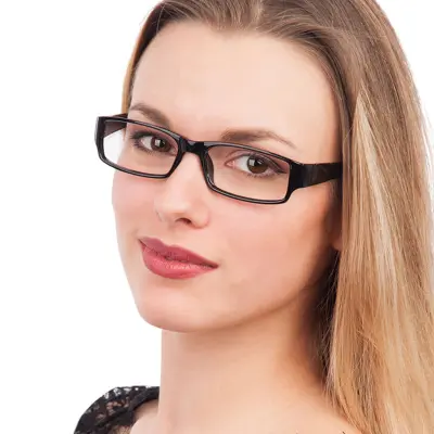 Glasögon Utan Glas Svarta