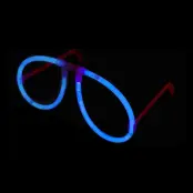 Självlysande Glasögon - Blå